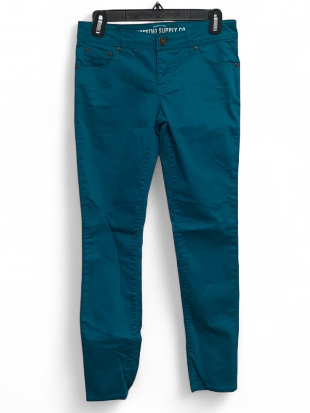 Mossimo Supply Co. Teal Skinny Jeans